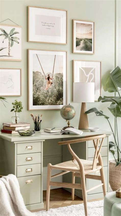 Sage Green Desk Idea Artofit