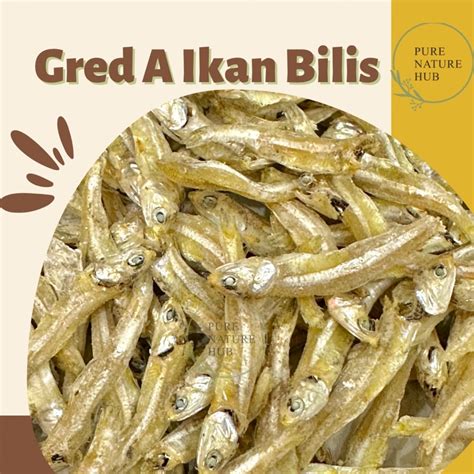 Ikan Bilis Mata Biru Belum Kopek Gred A Halal G Dried Anchovy Borong