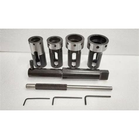 Lathe Tailstock Die Holder Set Of 4 Floating Type Mt4 Shank Holds