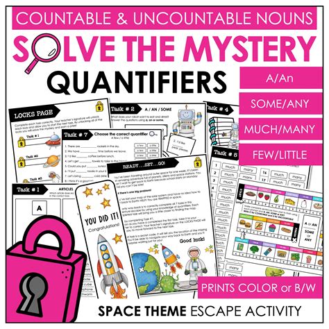 Quantifiers With Countable Uncountable Nouns A An Some Any Much