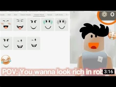 Pov You Wanna Look Rich On Roblox Youtube