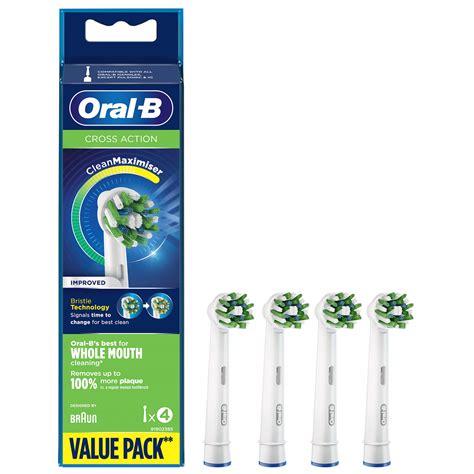 Oral B Cross Action KoŃcÓwki Do Szczoteczki 4szt 14117249649 Allegropl