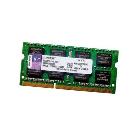 Kingston 2 KVR1333D3S9/4G ram DDR3 so 1333 4 gb kvr + CL9 1.5V ...
