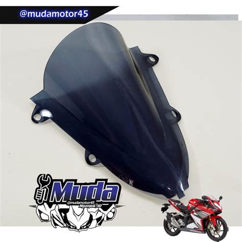 Jual VISOR JENONG CBR250RR WINSIL CBR 250 WIND SHIELD DARK SMOKE CLEAR