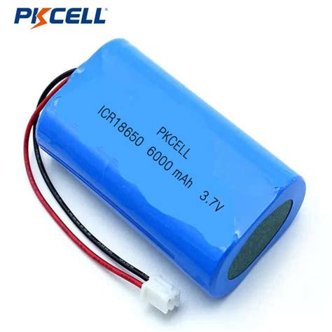 Paquete de batería de litio recargable PKCELL 18650 3 7V 6000mAh