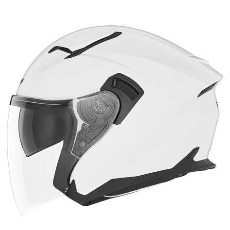 Nox Casque Jet Moto Scooter N Blanc Perle