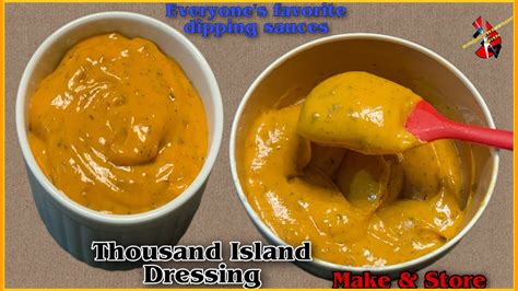 Thousand Island Dressing Thousand Island Sauce 1000 Island Salad Dressing Dipping Sauce Recipe