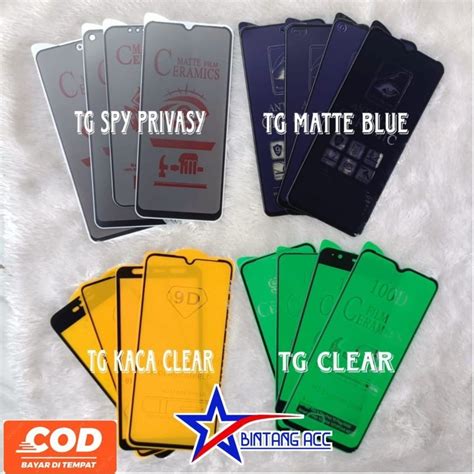 Jual Temperd Glas Al Type Oppo Tg Blue Ceramic Tg Spy Privacy Tg Ful