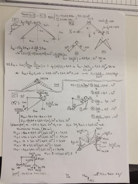 Prova Teoria Das Estruturas Ii Gabarito Teoria Das Estruturas Ii