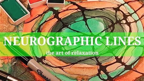 NEUROGRAPHIC ART Layered On A WATERCOLOR ABSTRACT PAINTING YouTube