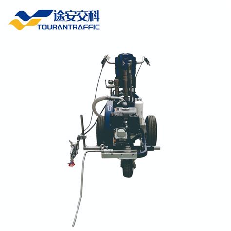 Cold Paint Road Line Striper Machine With Single Spraying Gun China