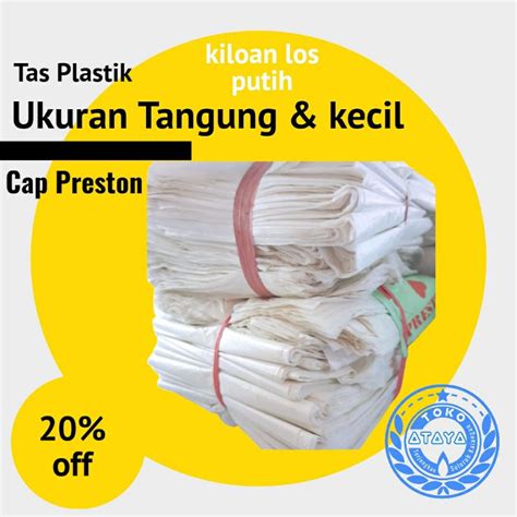 Jual Preston Kantong Kresek Putih Kresek Kiloan Plastik Polos Putih