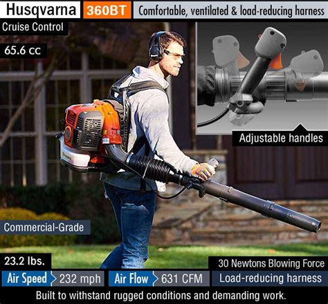 Value 2019 — Husqvarna 350bt Review Ergonomic Backpack Leaf Blower