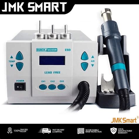 Quick 861DW BGA Rework Station Hot Air Gun Intelligent Lead Free Desoldering Station SMD Repair