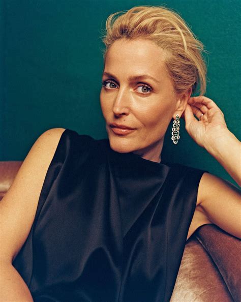 Download Gillian Anderson In Style Magazine Wallpaper | Wallpapers.com