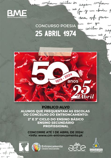 Entroncamento Concurso De Poesia De Abril Anos R Dio Hertz