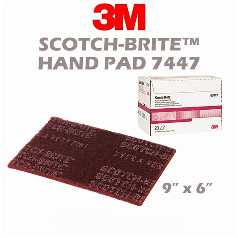 M Scotch Brite Hand Pad Pcs Box Tsrc Store