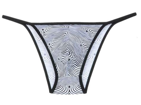 Men S Pouch Brief Rope Underwear Printed Spandex Swimwear Bikini Briefs MUS