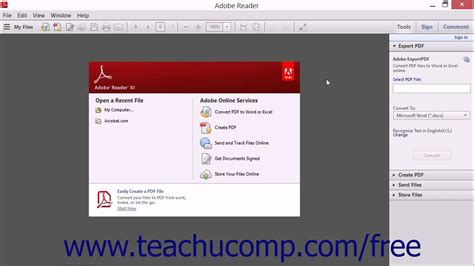 Opening And Navigating PDFs In Reader Adobe Acrobat XI Training