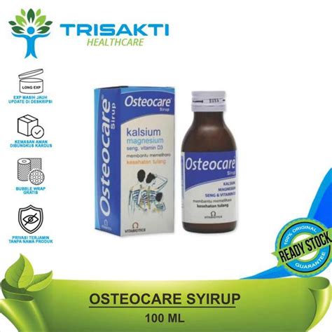 Jual OSTEOCARE SIRUP 100 ML TABLET 1 BOX ISI 30 TABLET VITABIOTICS