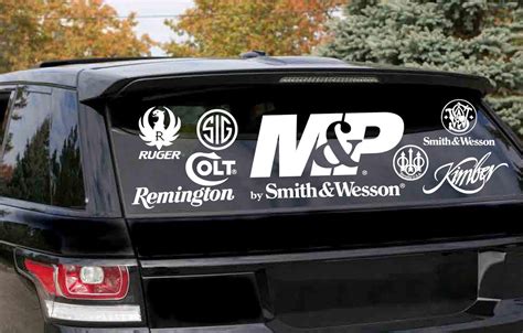 Smith And Wesson Firearm Vinyl Decal Sticker In Multiple Sizes Etsy