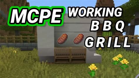 Tutorial Cara Membuat Working Bbq Grill Mcpe Indonesia Zenatozena1