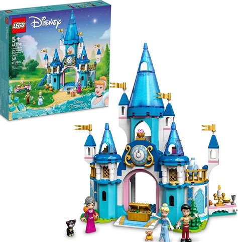 Toys LEGO Figures | Lego Disney Princess Cinderella And Prince Charming'S Castle (43206 ...