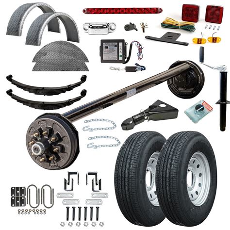 The Trailer Parts Outlet 7000 Lb Tk Single Axle Trailer Parts Kit 7k Capacity Heavy Duty