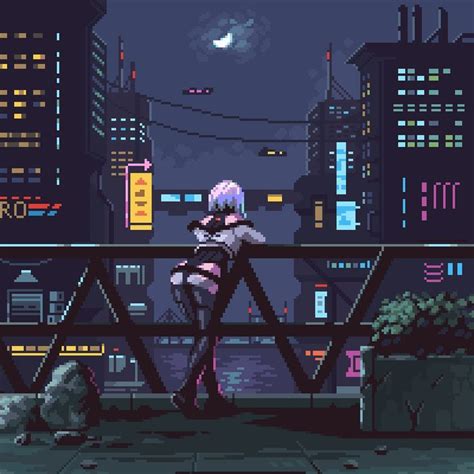 Pixel Art Journey on X | Cyberpunk anime, Cyberpunk, Cyberpunk aesthetic