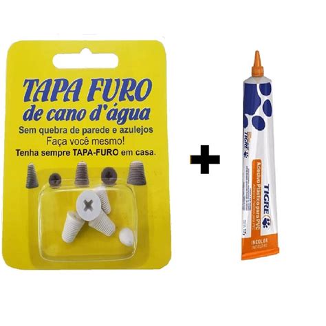 Tapa Furo P Cano D Gua Unidades Adesivo Pl Stico G Em Promo O