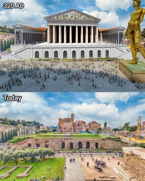 Temple of Venus and Roma | Ancient roman architecture, Ancient ...