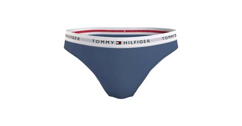 TOMMY HILFIGER BIKINI DAMSKIE MAJTKI 1P NIEBIESKIE UW0UW03836 C4Q