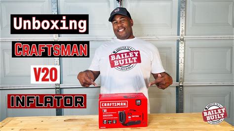 Unboxing The Craftsman V20 Inflator Youtube