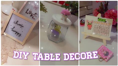 Diy Adorable Table Decor Craftscrafty Hands Youtube