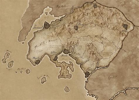 Hammerfell Ingame Map By Tamriel Rebuilt On Deviantart