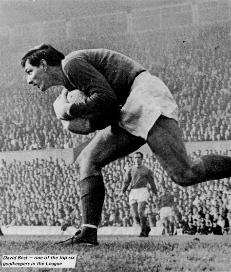 11th October 1969 Ipswich Town Goalkeeper David Best In Action Against