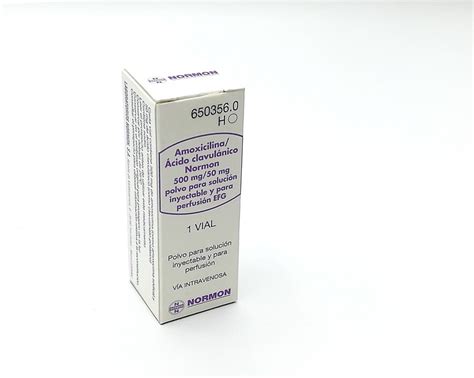 Amoxicilina Acido Clavulanico Normon Mg Mg Polvo Para Solucion