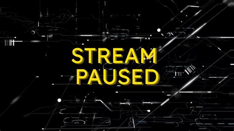 STREAM Pasued Template Copyright Free OBS PUBG LIVE Stream YouTube