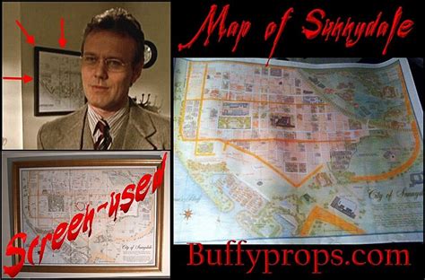 Up-Dated Map of Sunnydale