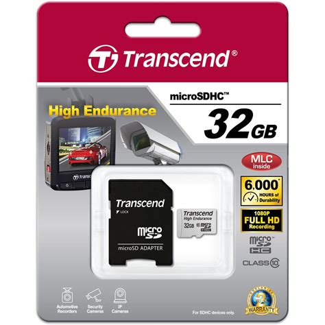 32 GB Transcend TS32GUSDHC10V microSDHC Class 10 Retail - MicroSD ...