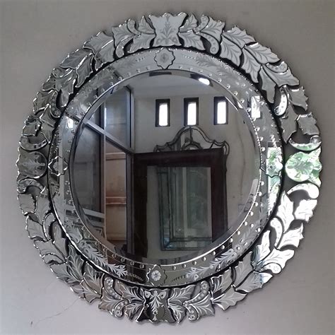 Venetian Mirror Round Brigitte Mg Mirrors Glass Gallery