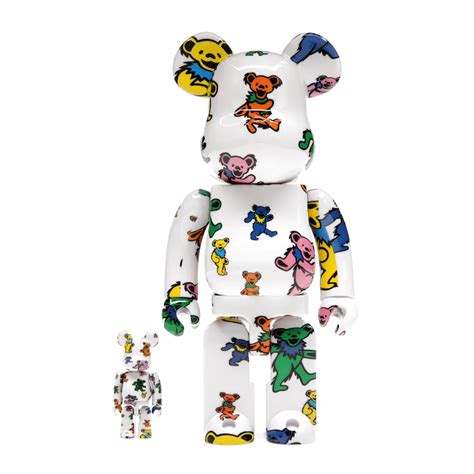 Bearbrick X Grateful Dead Dancing Bear 100 And 400 Set Us