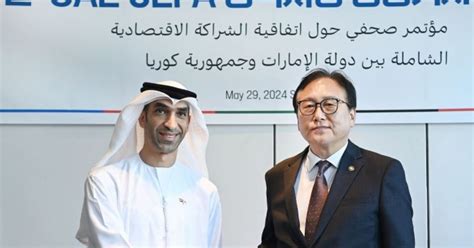 성큼 다가온 신 중동 붐한 Uae 포괄적경제동반자협정 정식 서명