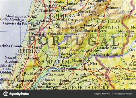 Mapa Geografico De Portugal Mapa