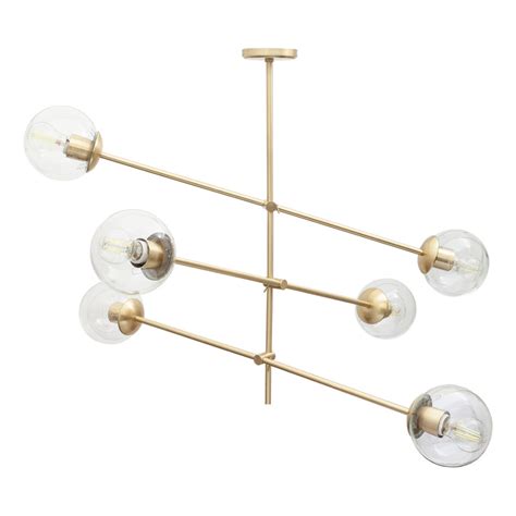 Luz Desing Ara A Colgante Milo Luces Dorado Transparente Apto Led E