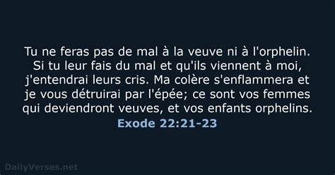 Exode Verset De La Bible Dailyverses Net