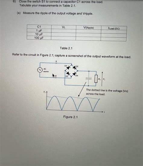 Solved Experiment A Half Wave Rectifier Overview A Chegg