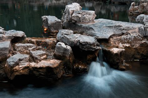 Fondos De Pantalla Paisaje Cascada Lago Rock Naturaleza