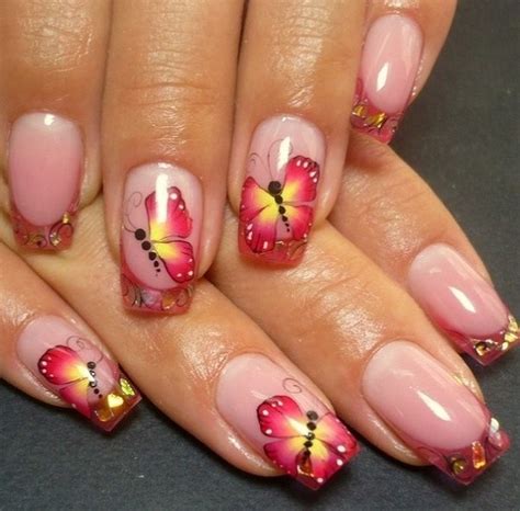 25 Butterfly Nail Art Ideas - nenuno creative