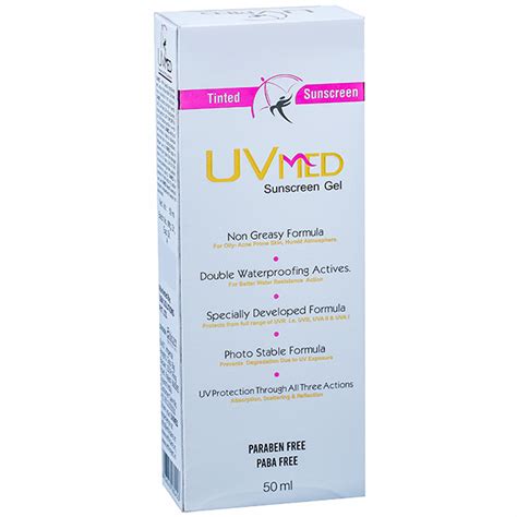 Buy UV med Spf 50 Sunscreen Gel 50 ml in Wholesale Price Online | B2B ...